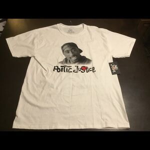 Men’s Poetic Justice Tupac 2PAC T-shirt Size XL